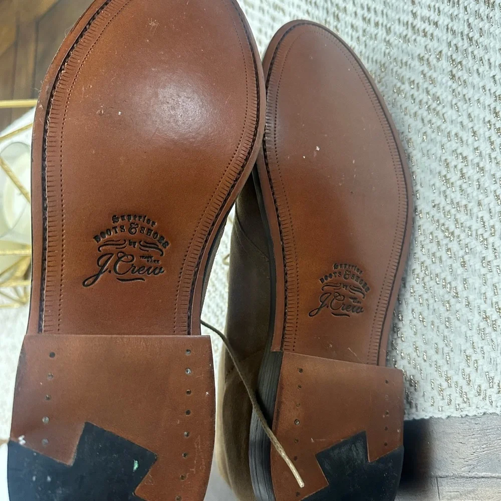 J. Crew Men's Tan Leather Boots - Picture 4 of 7